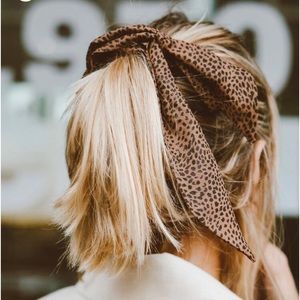 Cheetah Print Hair Ribbon